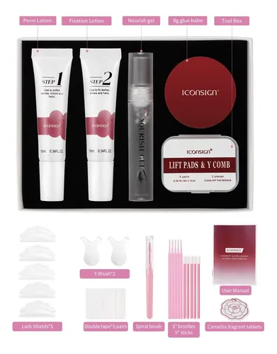 Kit Lifting De Pestañas Iconsign Profesional Camellia Lift