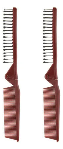 Set De 2 Cepillos De Viaje Plegables Antiestáticos Gs