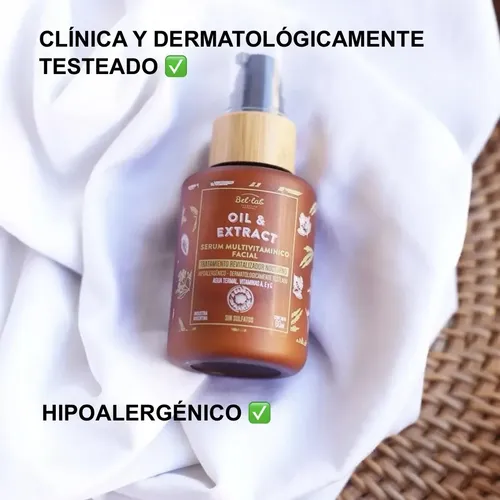 Serum Facial Vitamina C Bel Lab Antiedad Antioxidante con Vitaminas A y E, Agua Termal y Extractos Naturales 60 ml