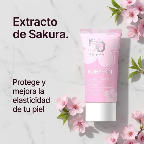 Protector Solar Facial Extracto De Cerezo Fps 50