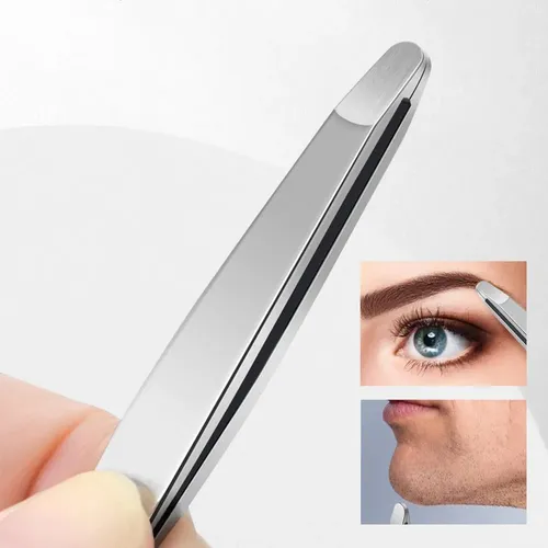 Pinzas Desmaquillantes Antideslizantes Para Cejas, 1 Unidad