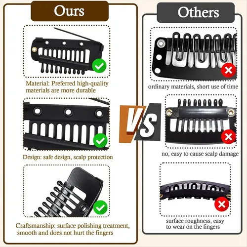 Pelucas De Extensión De Cabello Chunni Clips, 30 Unidades, P