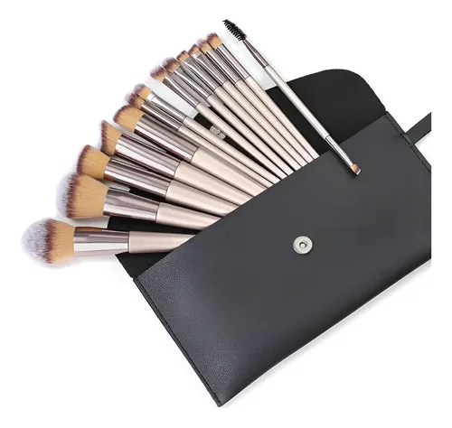 Set Kit 14 Brochas Pinceles P/maquillaje Profesional Daikon