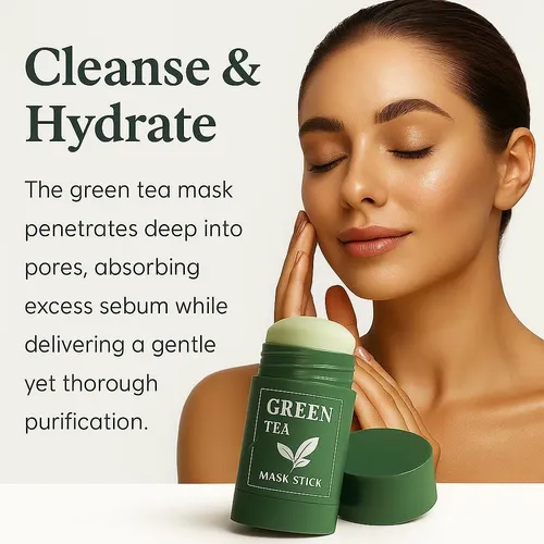 Mascarilla De Té Verde Shuiku En Barra Para Puntos Negros