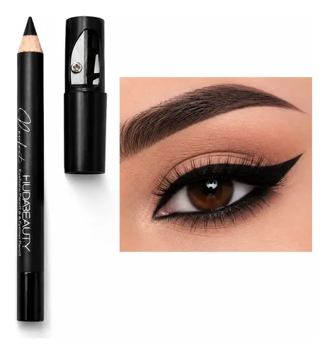 Delineador Lapiz Jumbo Negro Intenso Sacapuntas Huda Beauty
