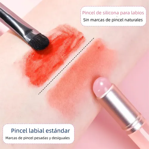 Lip Brush For Lipstick,2 Pcs Silicone Lip Brushes,lip Makeup
