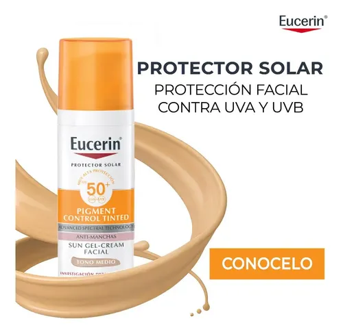 Protector Solar Eucerin Facial Pigment Control Tinted Fps 50