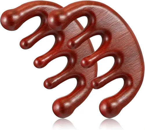 2 Pieces Of Peine Gua Sha For Wood Leather
