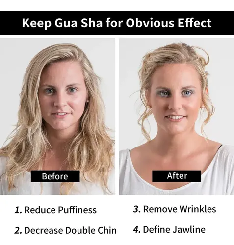 Herramientas Faciales Gua Sha Fuiyoocen, Piedra Guasha De .