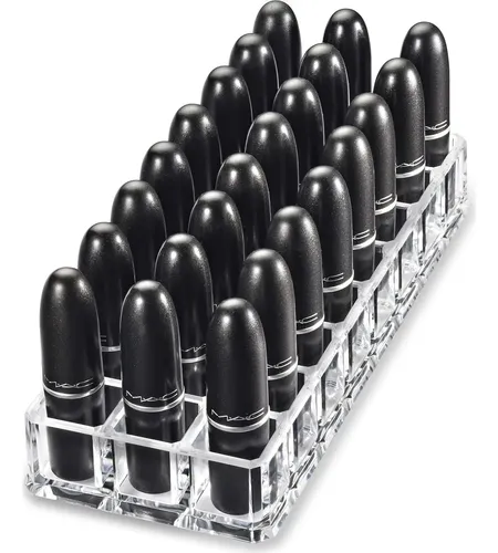 Organizador Acrílico De Maquillaje By Alegory 24 Labios +