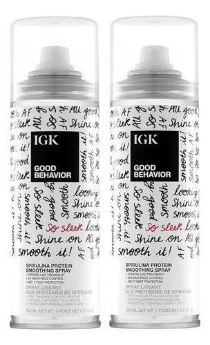 Spray Alisador Igk Spirulina Protein 2×5.6oz
