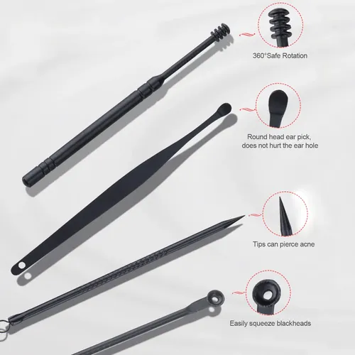 D Set De 18 Piezas Y Pedicura Con Funda – Kit De Acero Zx