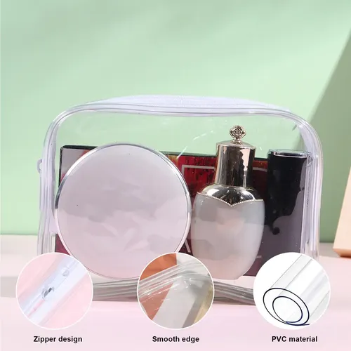 Bolsas De Maquillaje Transparentes Merkaunis, 36 Unidades, I