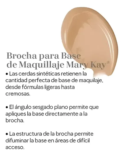 Brocha Para Base De Maquillaje Liquida Mary Kay