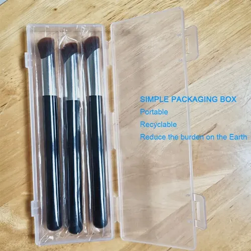Conjunto De 3 Brochas Correctoras Anguladas Jabuty Zto