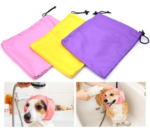 Gorro De Baño Con Protección Auditiva Para Gatos, Práctico C