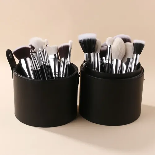 Soporte Para Brochas De Maquillaje Black Tamaño Grande