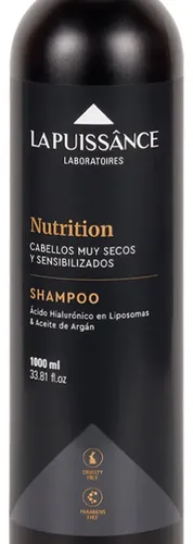 La Puissance Nutrition Shampoo De Argan Cabello Seco 1000ml