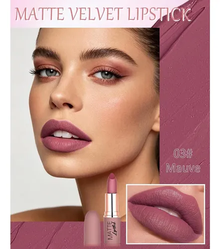 Lápiz Labial Velvet Matte Mauve 03