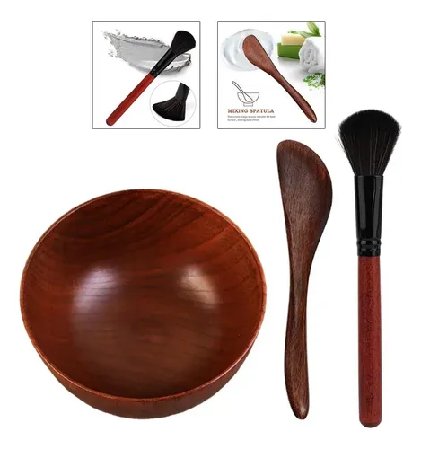 Set De 3 Bowls De Belleza Diy Con Aplicador Ligero