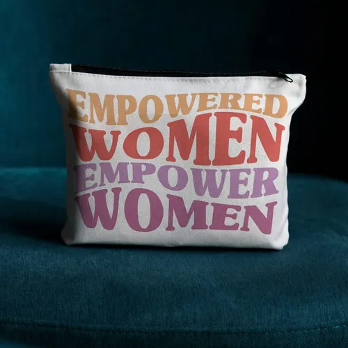 Bolsa De Maquillaje Jiuweihu Empowered Women Empower Women Q