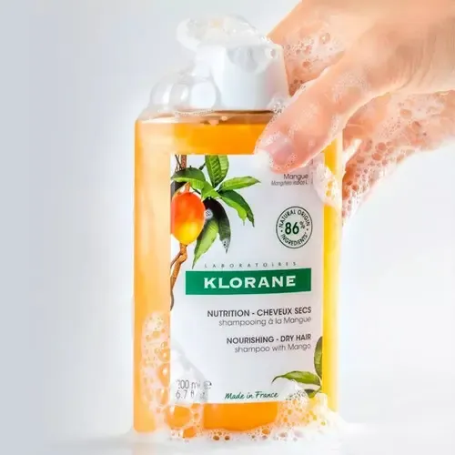 Klorane Shampoo Manteca De Mango Cabello Seco 200ml