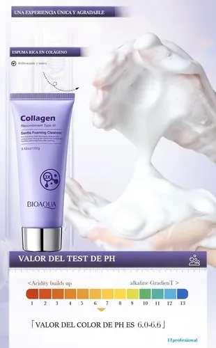 Crema Limpidora De Colágeno Hidratante Bioaqua 100g