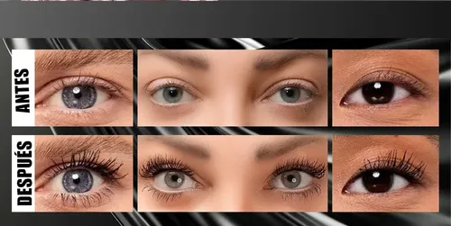 Mascara De Pestañas Rimel 2 En 1 Waterproof Volumen Y Largo