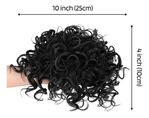 W Nuevo Postizos Rizados Accesorio For Cabello Corto W