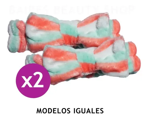 Vincha Cosmética Maquillaje X2 Vincha Para Pelo Hair Band