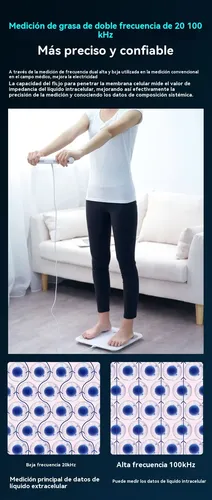 Báscula Corporal Digital De 8electrodos De Bioimpedancia