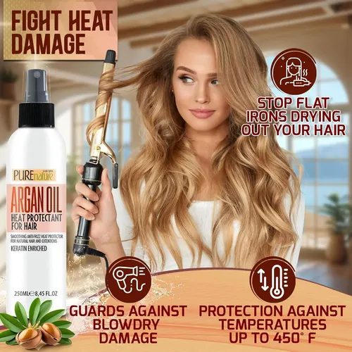 Aceite De Argán Marroquí Protector Del Calor En Spray…