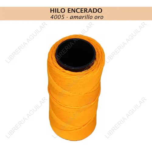 3 Hilo Encerado Rollo 70 Mts Color Clasico Artesania Macrame