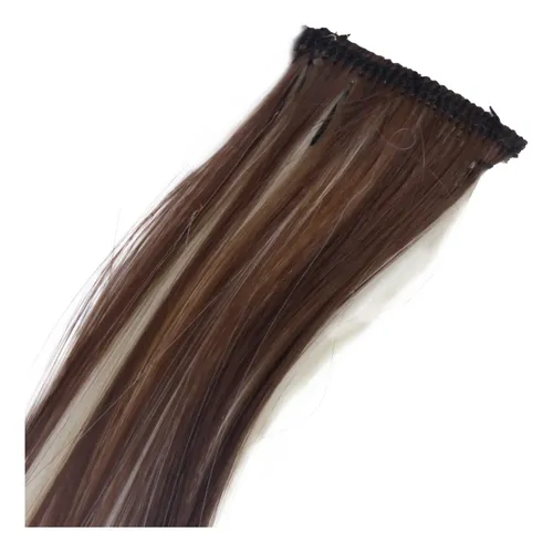 Extensiones De Cabello Humano Con Pinza Para Mujer, 7 Unidad