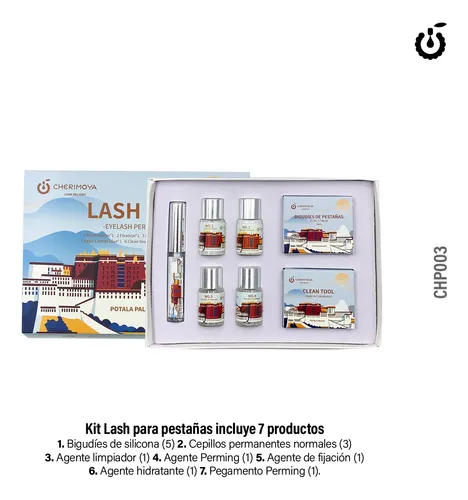 Kit Lash Lifting De Pestañas Rizado Permanente 7pzscherimoya