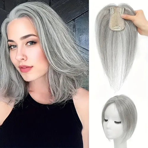 Aumentador De Volumen Capilar Clip In Cabello Humano Liso 03 10 Pulgadas