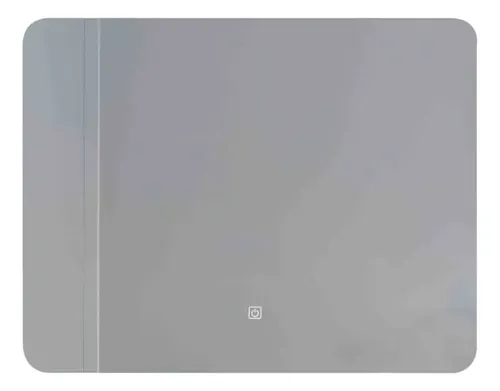 Espejo Horizontal Curvo Con Luz Led Trasera 800x600mm Wc-826