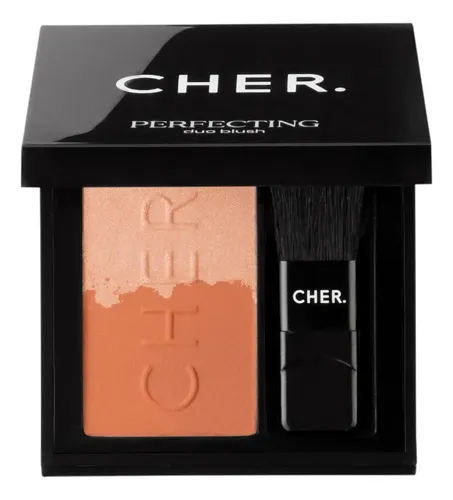 Rubor Polvo Cher Perfecting Duo Blush Tono Intense Bloom Hd Luminoso