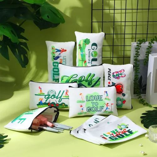 Bolsa De Maquillaje Eccliy Golf, Bolsa De Cosméticos De Lona