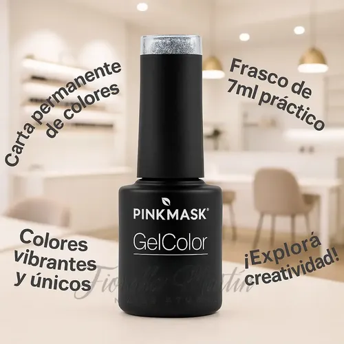 Pink Mask Gel Color Uv/led Semipermanente 7ml Blushing Bride