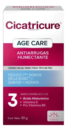 Cicatricure Age Care Antiarrugas Humectante Crema Facial 50g
