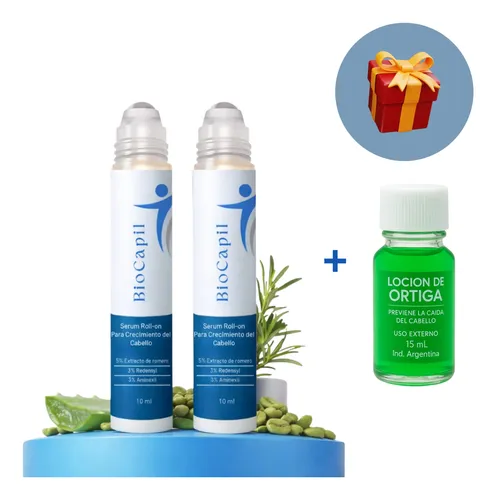 Biocapil Serum De Romero Roll-on Para Crecimiento Capilar2x1