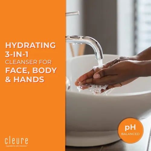 Gel De Baño Cleure Limpiador Facial Y Corporal 355ml Sin Fra
