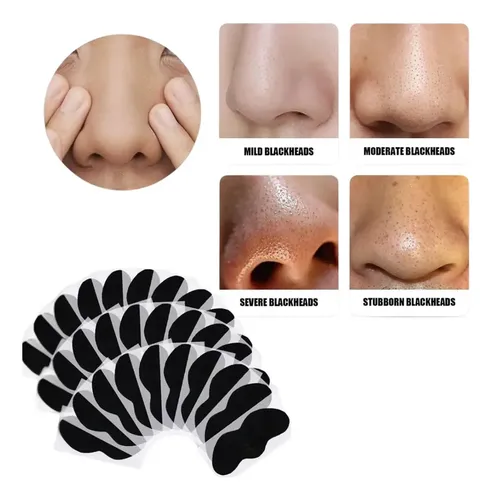 Mascarilla Tira Facial X50 Unidad Limpieza Puntos Negros