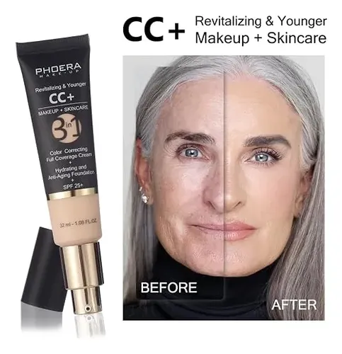Phoera Cc Cream Hilareco Full Coverage Foundation Anti Aging