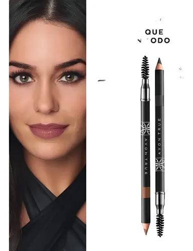 Lapiz Delineador Para Cejas Con Cepillo Avon 1.2g Color Medium Brown (marrón)