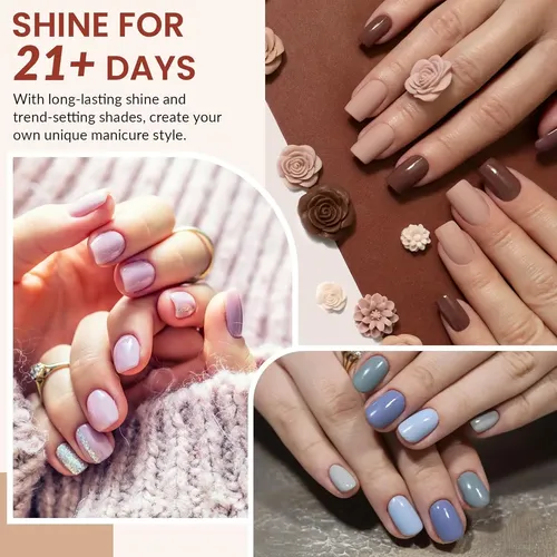 Kit Gel Uñas 24 Colores Con Luz Uv Y Herramientas