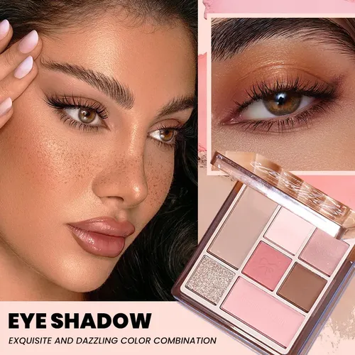 Paleta Sombras De Ojos Romantic Beauty Colores Glitter