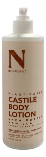 Loción Corporal Castile, Manteca De Karité Y Vainilla, 16 On