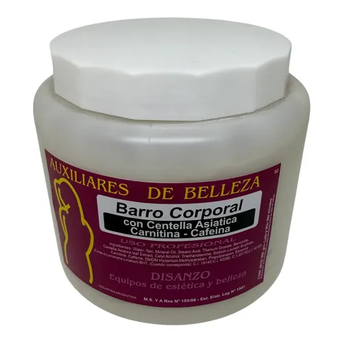 Barro Corporal Modelador y Exfoliante con Centella Asiática, Carnitina y Cafeína 900 g
